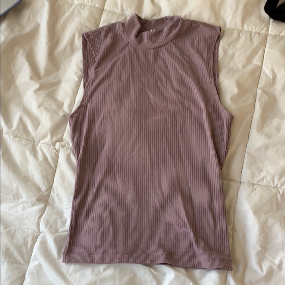 high neck top